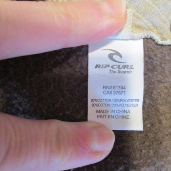 Bundle 3 for $15 - Rip Curl Hoodie - Brown and Orange Floral Pattern - Picture 3 of 6